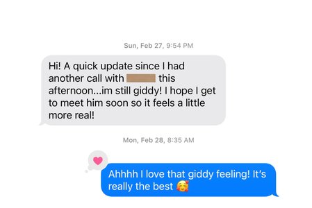 Real Broom List client testimonial message