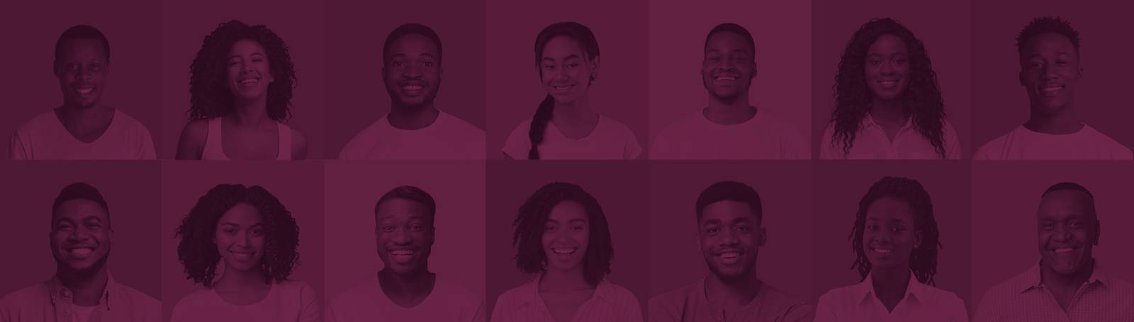 Portraits of successful Black professionals in The Broom List matchmaking network